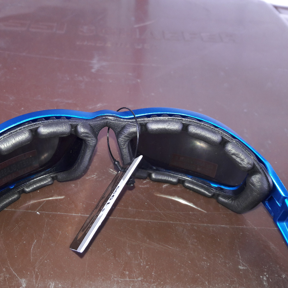 Blue Designer Motorcycle Riding Sunglasses Bin22 - Picture 6 of 16
